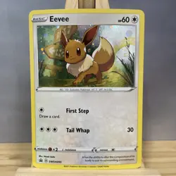 Eevee - Cosmos Holo - SWSH095 Battle Styles Black Star Promo Pokemon Card LP - Image 1
