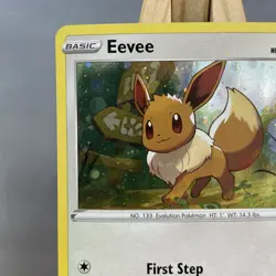 Eevee - Cosmos Holo - SWSH095 Battle Styles Black Star Promo Pokemon Card LP - Image 2