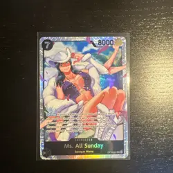 Miss All Sunday OP14-084 SR One Piece Card Game Cards Holo Single Card - Image 1