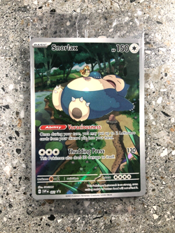 Pokemon TCG Cards Snorlax SVP051 Illustration Rare Black Star Promo Holo SEALED - Image 1