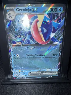 Greninja EX 41/142 Full Art Pokemon card Double Rare Stellar Crown Pack Fresh NM - Image 1