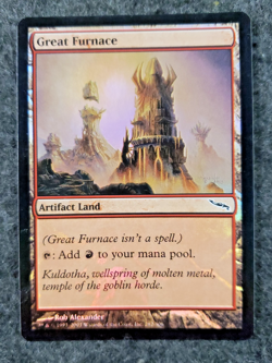Great Furnace FOIL Mirrodin Artifact Land Magic The Gathering NM (DS3D1L1) - Image 1