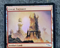 Great Furnace FOIL Mirrodin Artifact Land Magic The Gathering NM (DS3D1L1) - Image 3