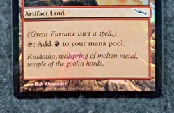 Great Furnace FOIL Mirrodin Artifact Land Magic The Gathering NM (DS3D1L1) - Image 5