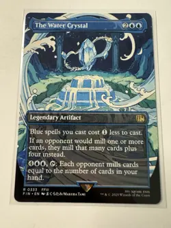 The Water Crystal (Borderless)✅ Final Fantasy ✅ Magic The Gathering (mtg) - Image 1