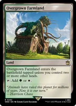 MTG - Overgrown Farmland - Doctor Who - Magic the Gathering - Image 1