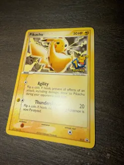 Pokemon Card - Pikachu 10th Anniversary Black Star Promo 012 Stamped - Image 1