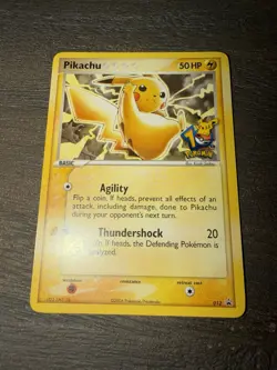 Pokemon Card - Pikachu 10th Anniversary Black Star Promo 012 Stamped - Image 2