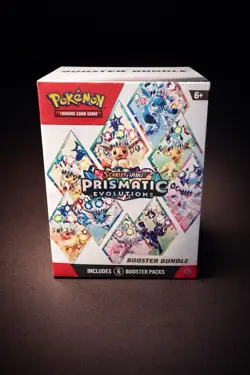Pokemon TCG: S&V Prismatic Evolutions Booster Bundle (6pks) Factory Sealed - Image 1