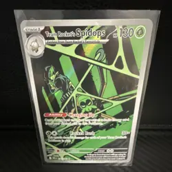 Pokemon Team Rocket's Spidops SV10 Destined Rivals 187/182 Illustration Rare Ho… - Image 1