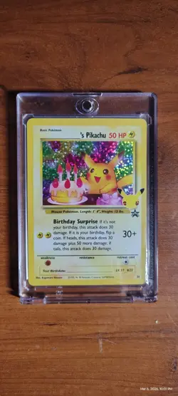 Pokemon Celebrations Birthday Pikachu 24 Classic Collection Holo Near Mint NM - Image 1