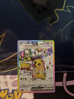 Pokemon - Pikachu ex 219/191 Ultra Rare Holofoil - SV08 Surging Sparks - NM - Image 1
