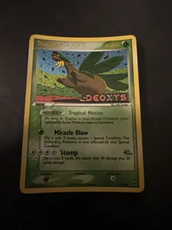 Pokemon EX Deoxys Reverse Holo Tropius 27/107 Near Mint NM Slight Curve - Image 1