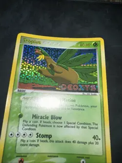 Pokemon EX Deoxys Reverse Holo Tropius 27/107 Near Mint NM Slight Curve - Image 3