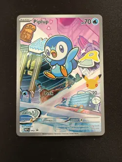 Pokemon First Partner Illustration Rare Turtwig Chimchar Piplup 30th Anniversary - Image 2