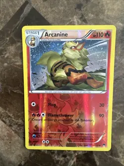 Arcanine 11/122 Pokemon Breakpoint Reverse Holo Uncommon - Image 1