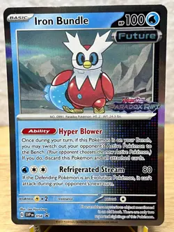 Scarlet & Violet Promo Iron Bundle (Prerelease) 058 Holofoil Promo Pokemon NM/M - Image 1