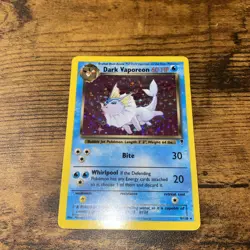 Pokemon Legendary Collection Dark Vaporeon 9/110 Holo- LP/NM! WOTC! - Image 1