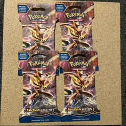 Nintendo Pokemon TCG: XY BREAKPOINT Sleeved Booster Pack 820650800702 - Image 1