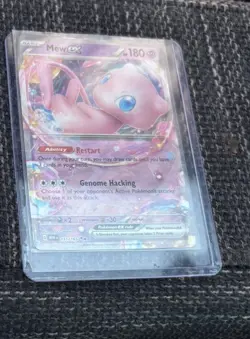 Pokemon TCG Mew EX 151/165 Scarlet Violet Ultra Rare Card English Edition - Image 1