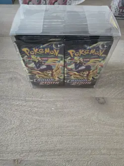 36 x CROWN ZENITH Sealed BOOSTER PACKS With Case 10 Pokemon Cards Per Pack - Image 1