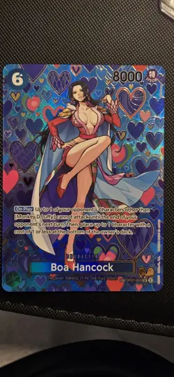 Bandai Boa Hancock OP07-051 SR SP Full Art Foil 8000 One Piece Card Game - Image 1