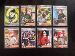 Pokemon Full Art Trainer 8 Card Lot - Various Sets - Image 1