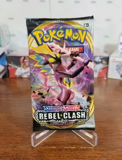 Pokemon 2020 TCG Sword & Shield Rebel Clash Booster Pack 10 Cards # And Card 20 - Image 3