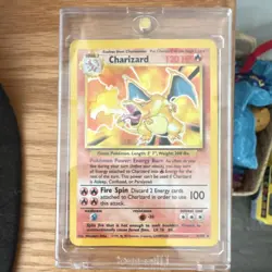 Pokemon Charizard 004/102 Base Set Holo Rare 1999 The Pokemon Company HP120 Card - Image 1
