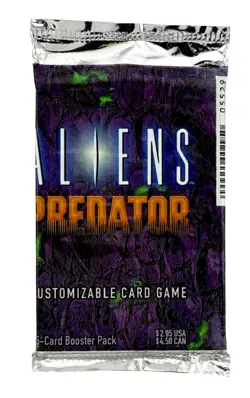 10 pack Aliens vs Predator CCG Booster Packs (15 Cards Each) SEALED Vintage 1997 - Image 2