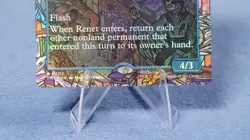 MTG Renet, Temporal Apprentice (Borderless) Teenage Mutant Ninja Turtles Foil - Image 5