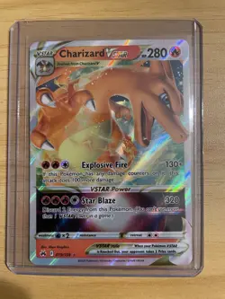 Charizard VSTAR Crown Zenith 019/159 Holo Ultra Rare Pokemon TCG Pack Fresh - NM - Image 1