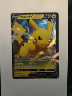 Pokemon TCG - Pikachu V - SWSH061 - Black Star Promo - NM/M - Image 1
