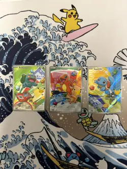 Pokemon First Partner Illustration Collection MEP Bulbasaur Charmander Squirtle - Image 1
