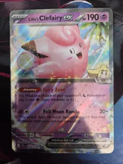 LILLIE'S CLEFAIRY EX 056/159 S&V JOURNEY TOGETHER DOUBLE RARE POKEMON TCG - Image 1