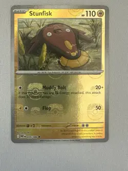 Stunfisk Holo (Master Ball Pattern) 035/086 Pokemon Sv: White Flare - Image 1