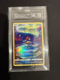 Pokemon Keldeo GG07/GG70 Crown Zenith Galarian Gallery Ultra Rare Holo TAG 10 - Image 1