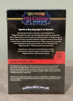 POKEMON MEGA EVOLUTION PHANTASMAL FLAMES-Booster Bundle-New/Sealed - Image 2