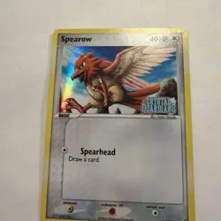 Spearow 61/100 Crystal Guardians Stamped Reverse Holo Pokemon 2006 MP - Image 1