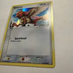 Spearow 61/100 Crystal Guardians Stamped Reverse Holo Pokemon 2006 MP - Image 2