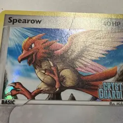Spearow 61/100 Crystal Guardians Stamped Reverse Holo Pokemon 2006 MP - Image 4
