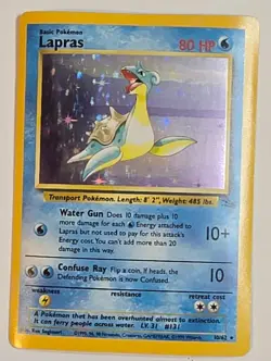 Pokemon Lapras 10/62 Fossil Holo - Image 1