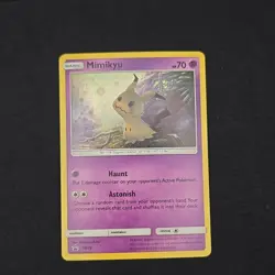 Pokemon TCG Mimikyu SM29 SM Promo Holo Basic 70HP English - Image 1