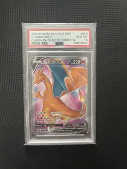 2020 Pokemon SWSH Charizard V Elite Trainer Box #050 Gem Mint Psa 10 - Image 1
