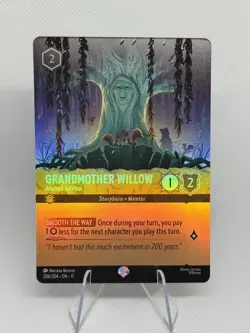Disney Lorcana Winterspell Grandmother Willow Ancient Advisor Epic Foil #206/204 - Image 1
