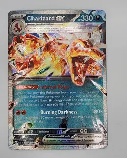 Charizard EX 054/091 Paldean Fates Ultra Rare Holo Pokemon Card TCG - NM - Image 1
