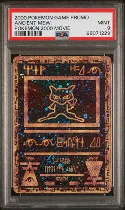 PSA 9 ANCIENT MEW | 2000 Movie Promo Graded Pokemon Card - Image 1