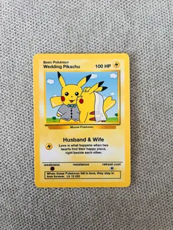 Wedding Pikachu Promo Fun Card Pokemon - Image 1