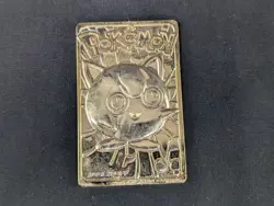 Jigglypuff Pokemon Card - 23K Gold Plated - Blue Box Edition No Case/ No COA - Image 2