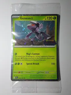 Genesect 008 Stamped Promo Pokemon card Sealed - Image 1